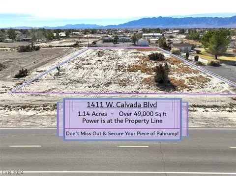 1411 W Calvada Blvd, Pahrump, NV 89048