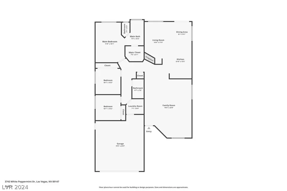 Floorplan - 3743 White Peppermint Dr, Las Vegas, NV 89147 photo 1 of 1