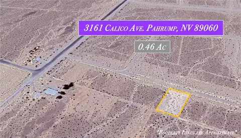 3161 N Calico Ave, Pahrump, NV 89060