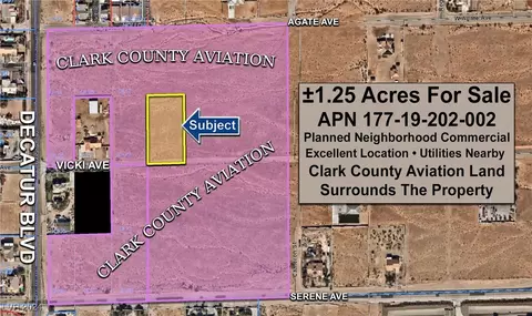 1 25 Acres Vicki Ave, Las Vegas, NV 89124