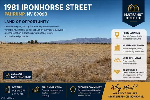 1981 E Ironhorse St, Pahrump, NV 89048