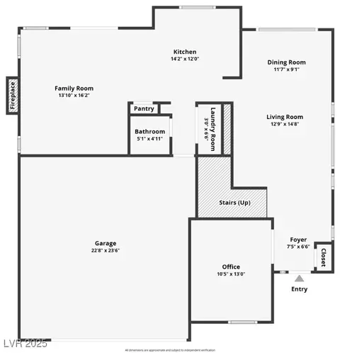 Floorplan - 2187 Eaglecloud Dr, Henderson, NV 89074 photo 1 of 2