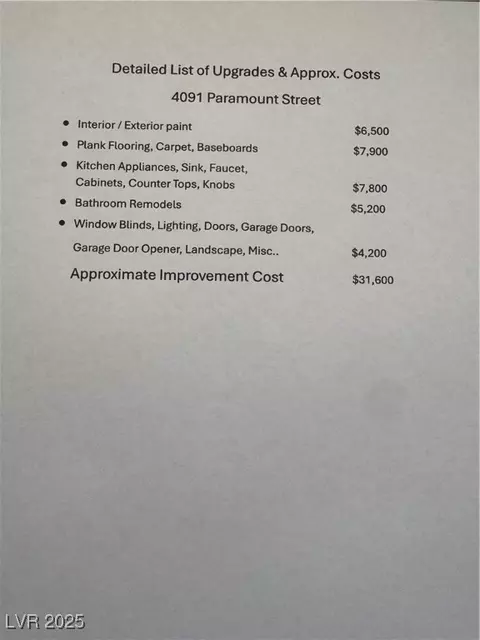 4091 Paramount St, Las Vegas, NV 89115