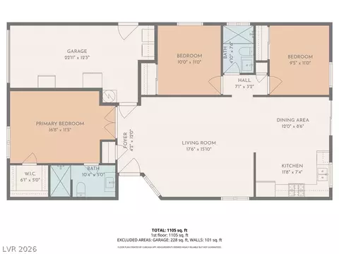 Floorplan - 3048 Soledad Dr, Laughlin, NV 89029 photo 1 of 1