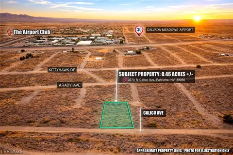 3370 N Calico Ave, Pahrump, NV 89060