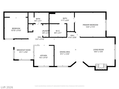 Floorplan - 2207 Camel Mesa Dr, Laughlin, NV 89029 photo 1 of 1