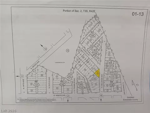 611 N Bellevue Ave, Goldfield, NV 89013