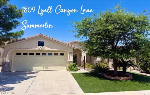 1809 Lyell Canyon Ln, Las Vegas, NV 89134