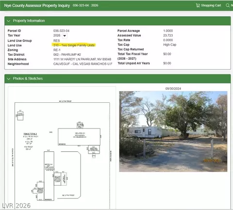 1111 W Hardy Ln, Pahrump, NV 89048