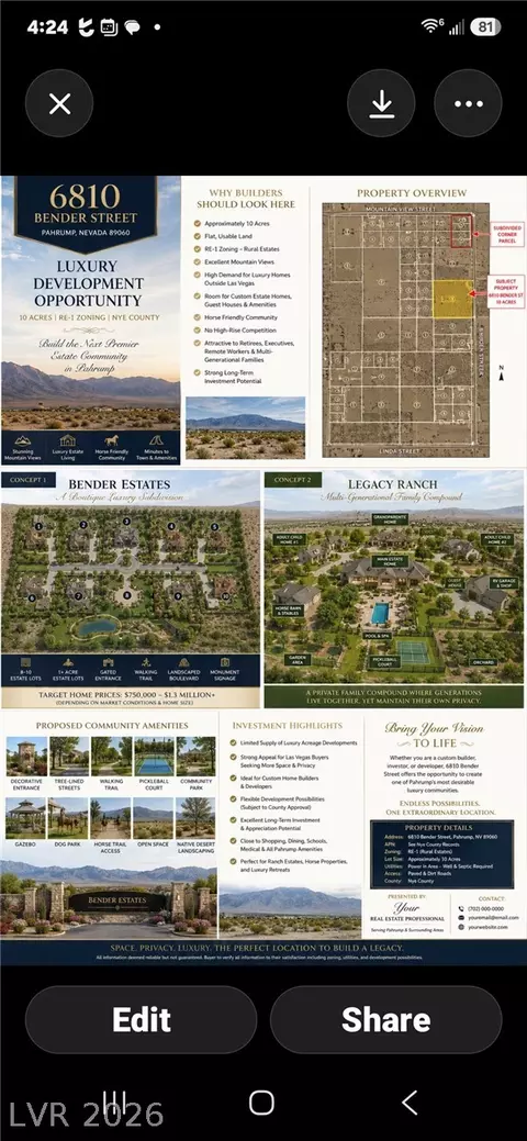 6810 Bender St, Pahrump, NV 89060