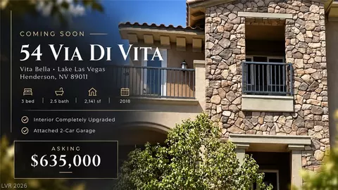 54 Via Di Vita, Henderson, NV 89011