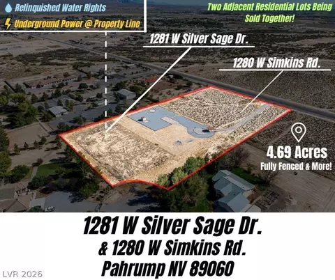 1281 W Silver Sage Dr, Pahrump, NV 89060