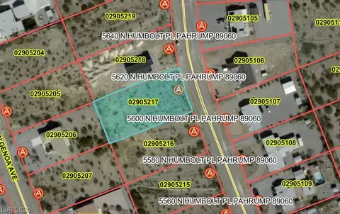5620 N Humbolt Pl, Pahrump, NV 89060