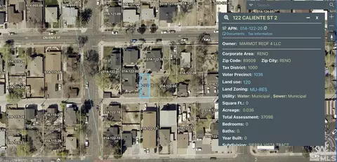 122 W Caliente, Reno, NV 89509