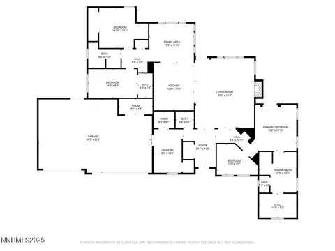 Floorplan - 1135 Whitehawk Dr, Fallon, NV 89406 photo 1 of 1