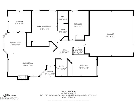 Floorplan - 6530 Fall River Cir, Reno, NV 89523 photo 1 of 1