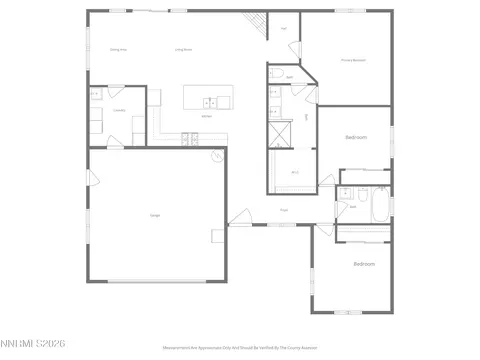 Floorplan - 739 E Cottage Loop, Gardnerville, NV 89460 photo 2 of 4