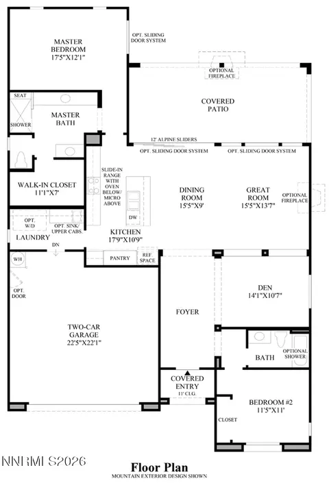 Floorplan - 9835 Hafflinger Ln, Reno, NV 89521 photo 1 of 2
