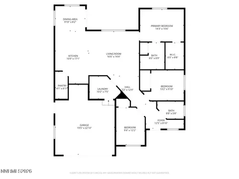 Floorplan - 829 Great Basin Ln, Fallon, NV 89406 photo 1 of 1