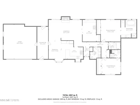 Floorplan - 1100 Pine Rd, Fallon, NV 89406 photo 1 of 2