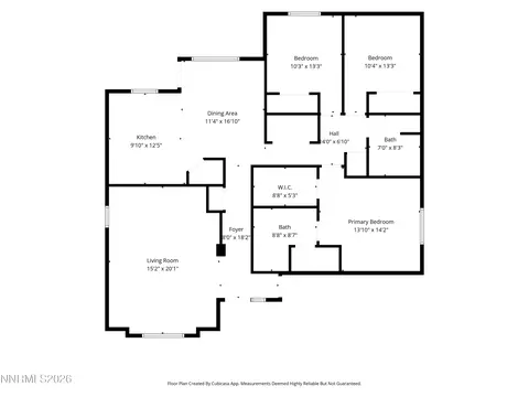 Floorplan - 185 Henley Ct, Fallon, NV 89406 photo 1 of 1