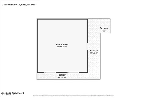 Floorplan - 7190 Bluestone Dr, Reno, NV 89511 photo 3 of 3