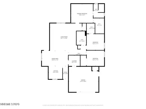 Floorplan - 790 Timber Way, Fallon, NV 89406 photo 1 of 1