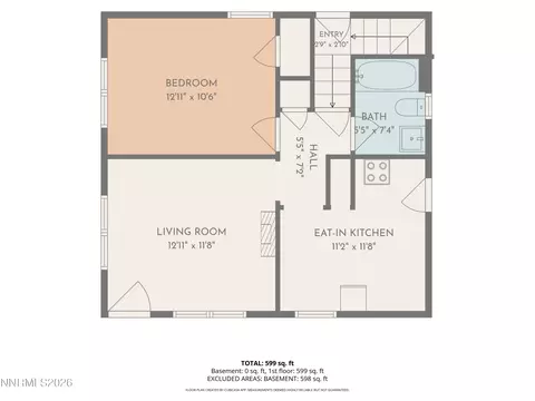 Floorplan - 623 E 2nd St, Reno, NV 89502 photo 1 of 3