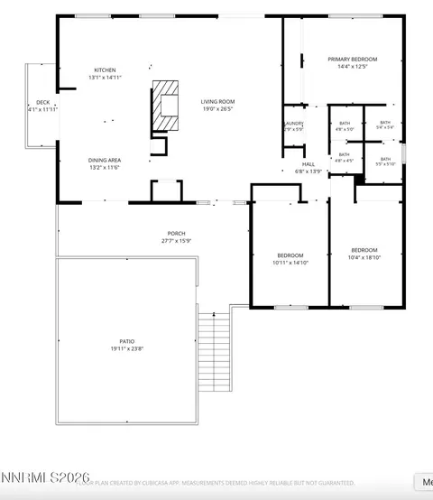 Floorplan - 3860 Tannenbaum Way, Reno, NV 89509 photo 1 of 3