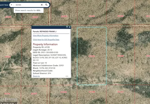 20 Acres Lot 10 Sunset Rnch, Sierra Blanca, TX 79851
