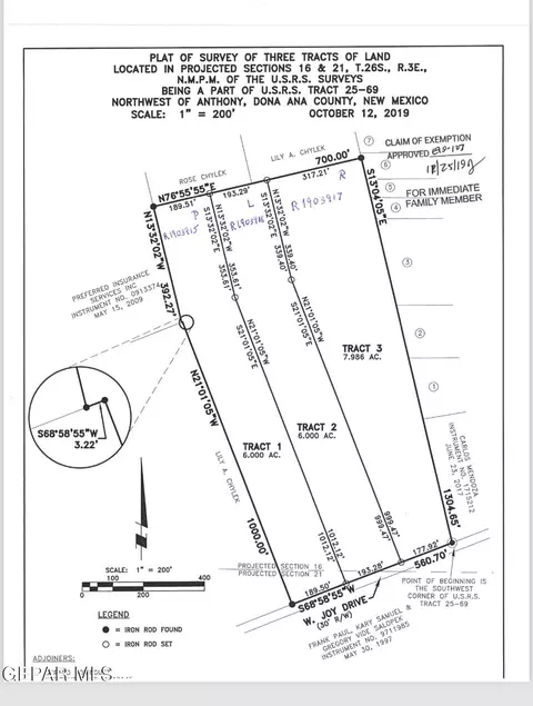 850 W Joy Dr, Anthony, NM 88021