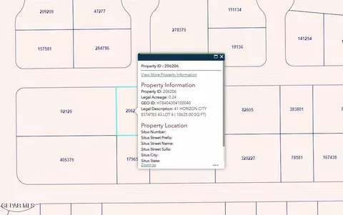 Pn-206206 41 Horizon City Estates Lot 4, Horizon City, TX 79928