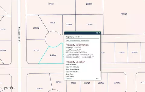 Pn-212744 40 Horizon City Estates Lot 31, Horizon City, TX 79928