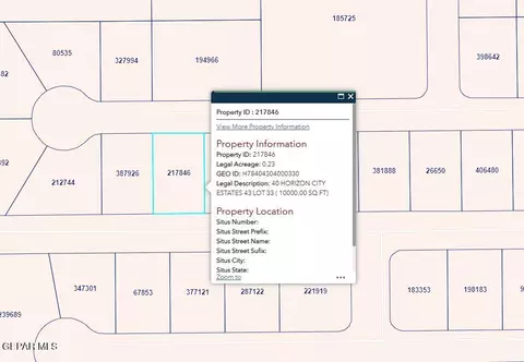 Pn-217846 40 Horizon City Estates Lot 33, Horizon City, TX 79928