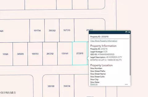 Pn-233218 40 Horizon City Estates Lot 2, Horizon City, TX 79928