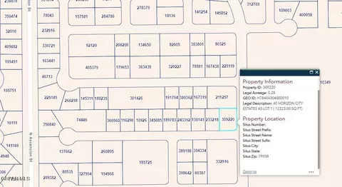 Pn-309220 40 Horizon City Estates Lot 1, Horizon City, TX 79928