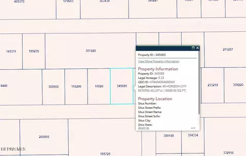 Pn-345085 40 Horizon City Estates Lot 6, Horizon City, TX 79928