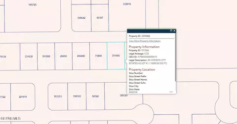 Pn-351066 40 Horizon City Estates Lot 41, Horizon City, TX 79928