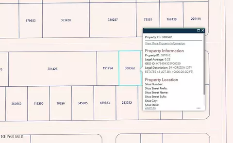 Pn-380362 39 Horizon City Estates Lot 35, Horizon City, TX 79928