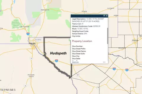 Pn-59794 Sunset Ranches #39 Lot 31, Sierra Blanca, TX 79851
