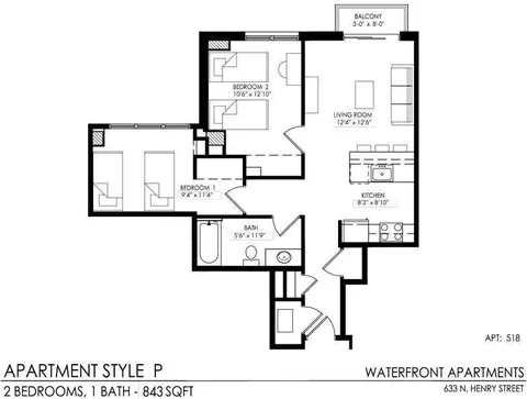 633 N Henry St, Madison, WI 53703