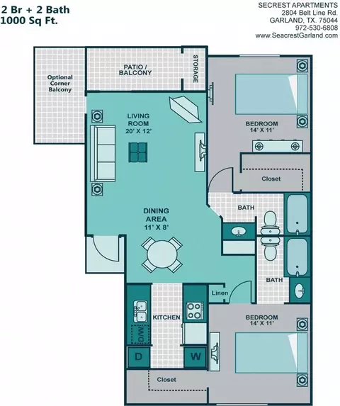 2804 Belt Line Rd, Garland, TX 75044
