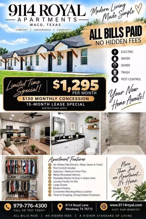 9114 Royal Ln, Waco, TX 76712