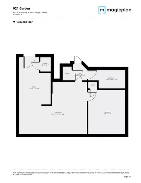 921 W Sunnyside Ave, Chicago, IL 60640