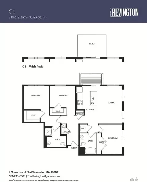 1 Green Island Blvd, Worcester, MA 01610