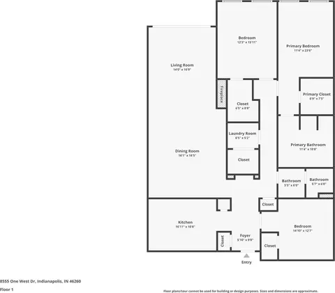 8555 One W Dr #8555-8555, Indianapolis, IN 46260