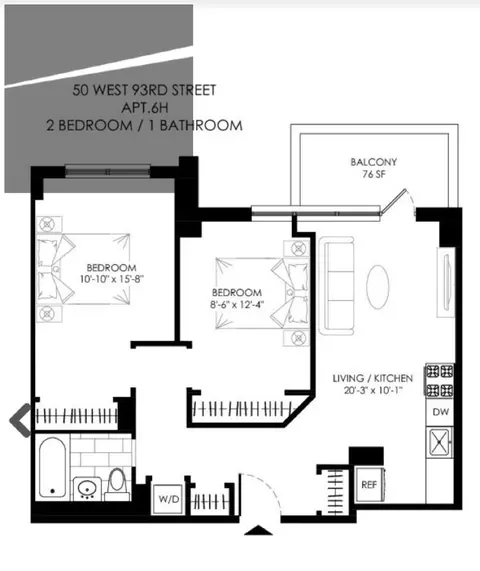 50 W 93rd St #506H, New York, NY 10025