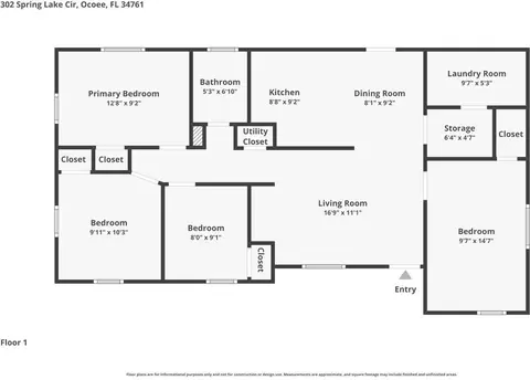 302 Spring Lake Cir, Ocoee, FL 34761 photo 2