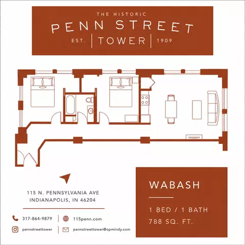 115 N Pennsylvania St, Indianapolis, IN 46204