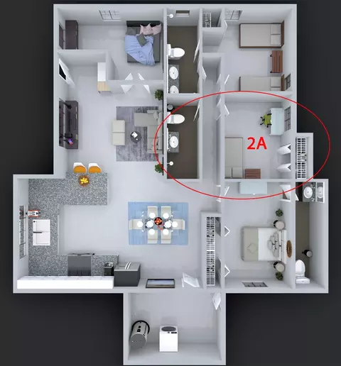 3851 College Ave #2A, San Diego, CA 92115